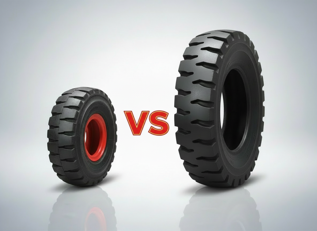 Press-On Solid vs Pneumatic Forklift Tires: Which Should You Buy?