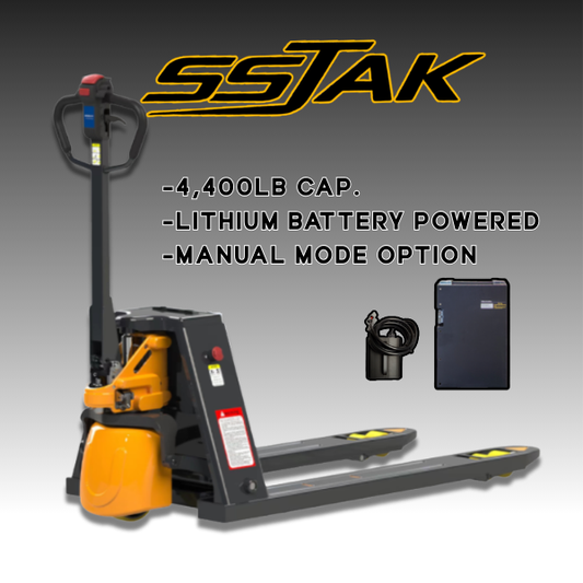 SS Pallet Jack  |  The ONLY hybrid pallet jack in the United States | Lithium + Manual