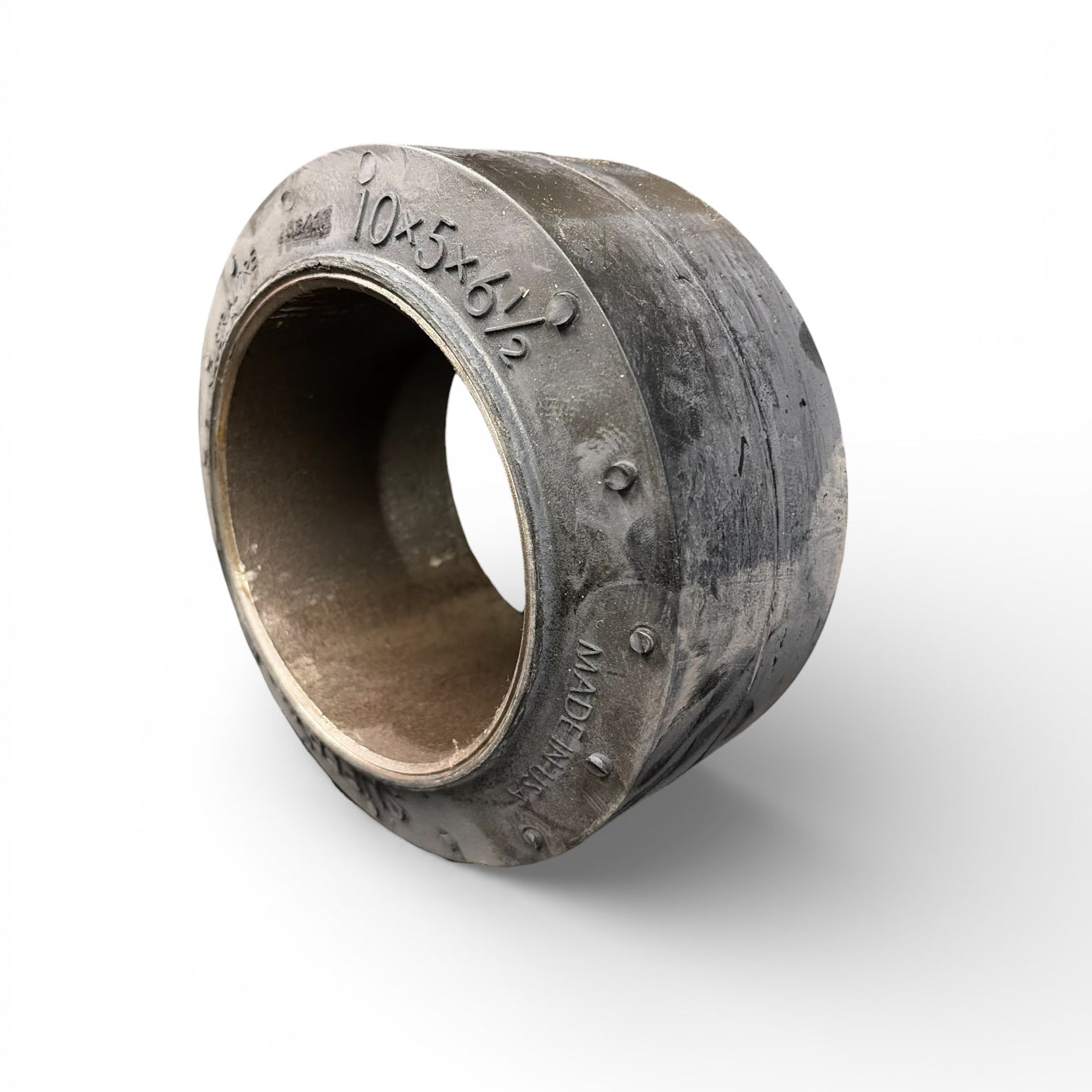 forklift tire  on a white background