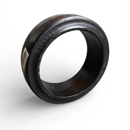 15x5x11.25smooth warehouse forklift press on cushion tire