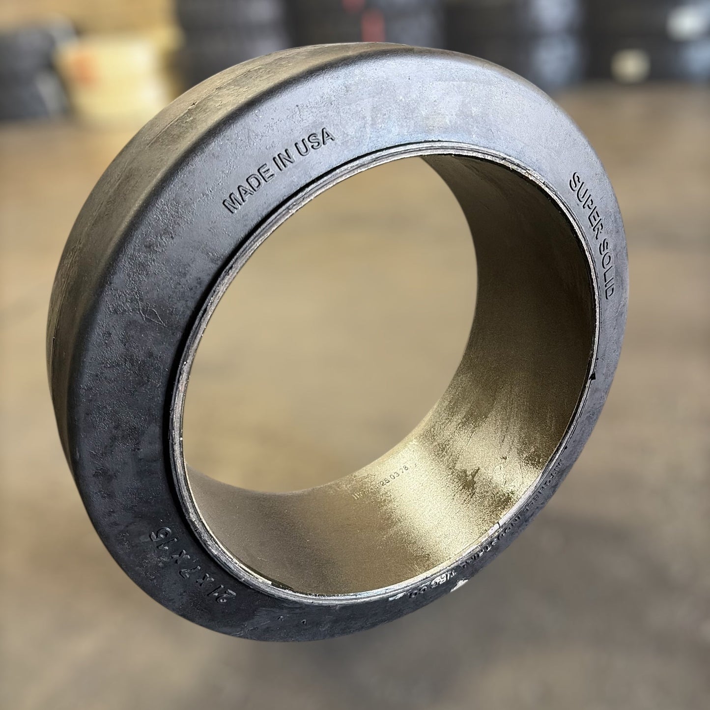 Forklift rubber tire 21x7x15 