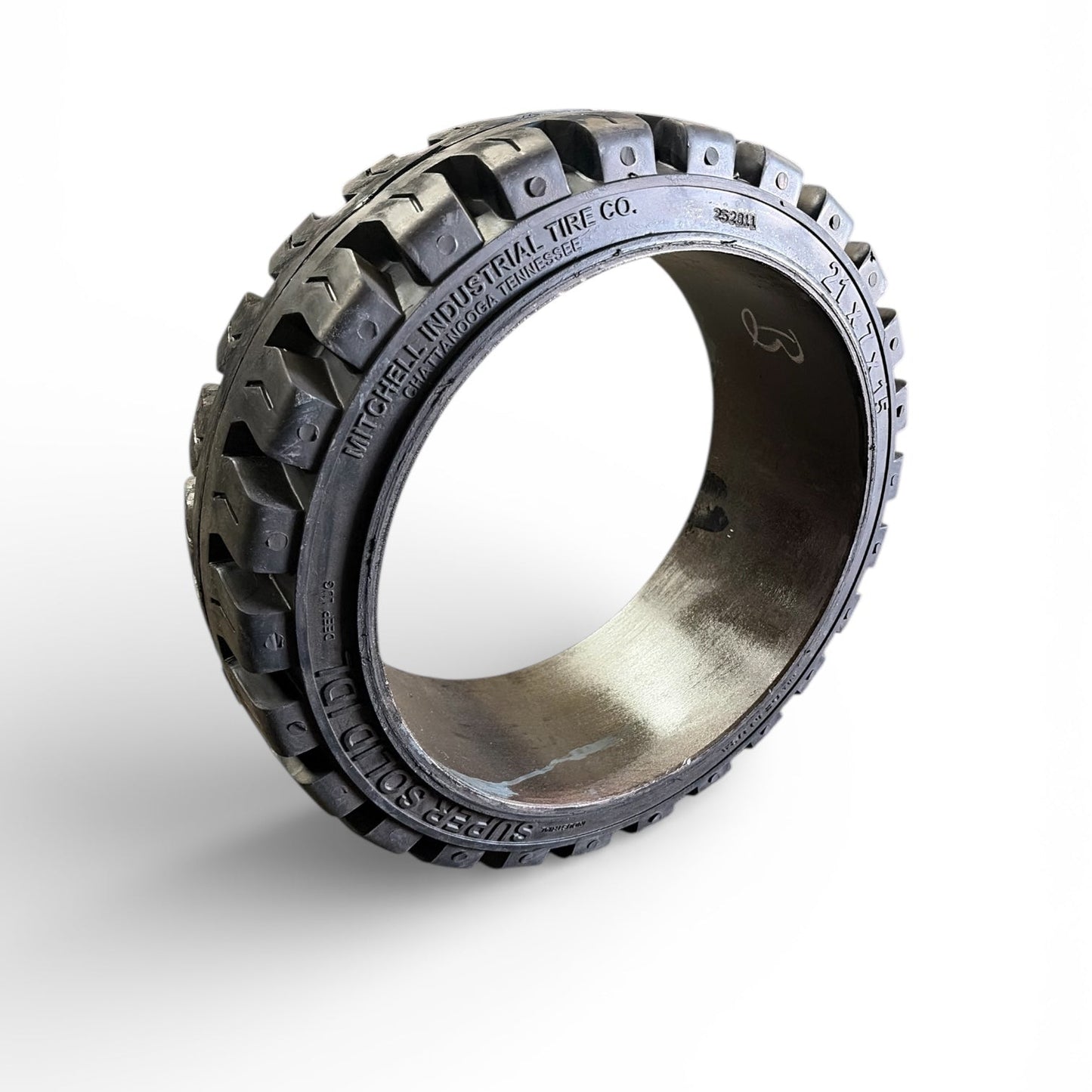 traction Forklift rubber tire 21x7x15 